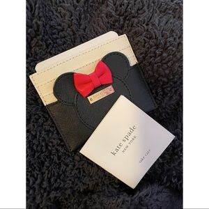 Brand New Kate Spade Minnie Mouse Card Holder